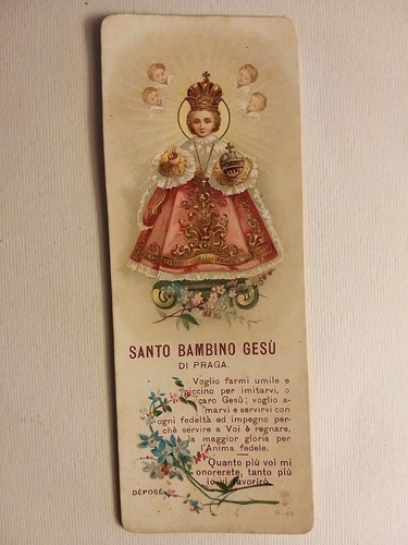 Santino holy card - santino, lega