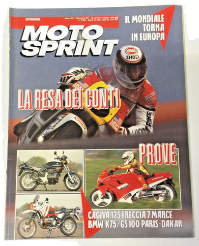 Motosprint 1989 prova - motosprint, 17/1989