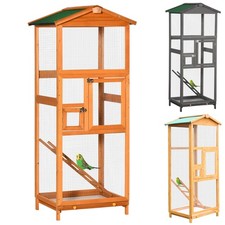 PawHut Gabbia per Uccelli Alta 165cm da Esterno con Vassoio Estraibile