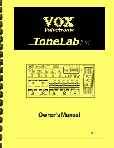 Vox velvetronix tonelab - vox,
