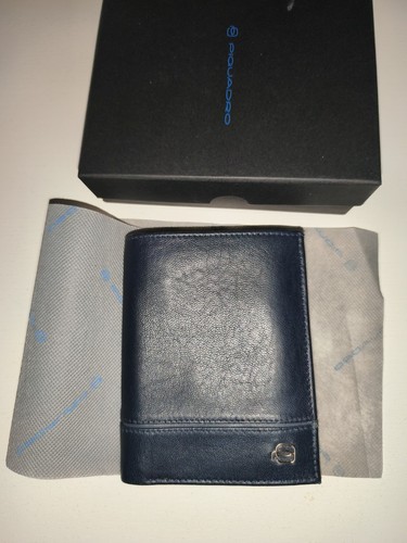Portafoglio uomo blu - portafoglio, piquadro