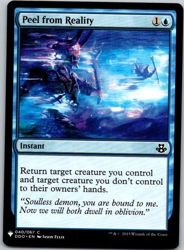 Magic the gathering peel from - peel,