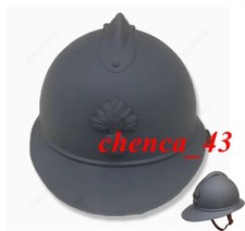 WWI Elmetto Francese Adrian Replica Acciaio Soldato Militare M1915 Fanteria Cos Props
