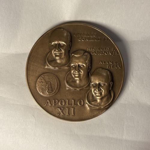 Apollo xii medaglia arte - apollo,