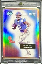 Jaxson Dart RARA CARTA INVESTIMENTO ROOKIE REFRACTOR SSP BOWMAN NFL DRAFT COME NUOVA