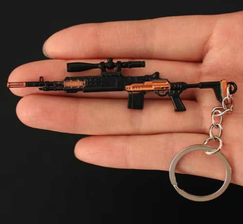 Keychain metal gun rifle - ak-47,