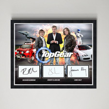 Top Gear - Jeremy Clarkson, Richard Hammond & James May Authentic Autograph