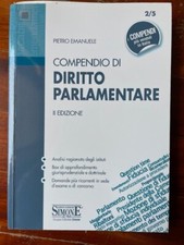 Compendio Diritto Parlamentare ed.Simone