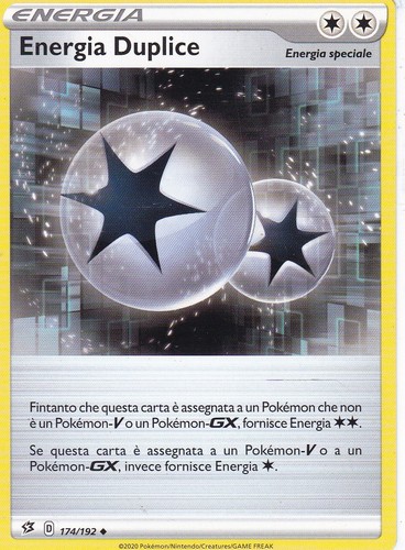 Carta pokemon energia - carta,