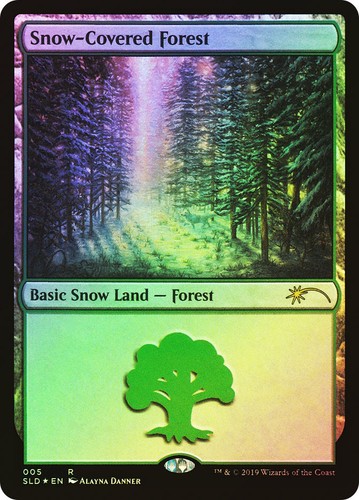 Mtg foil snow covered - ,