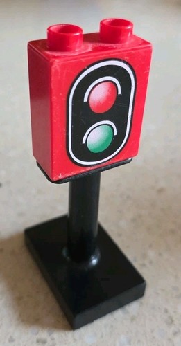 Lego duplo semaforo - lego, rosso