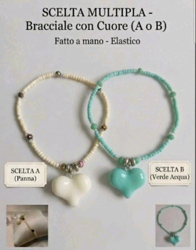 Bracciale elastico con - bracciale,