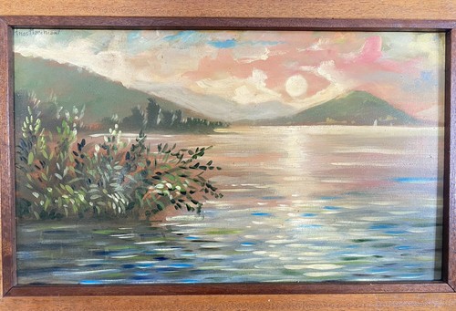Quadro incorniciato dipinto - dipinto, a
