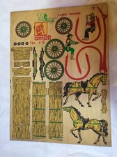 Amati Carro Pionieri Tavola N 6 Per Traforo In Legno Compensato