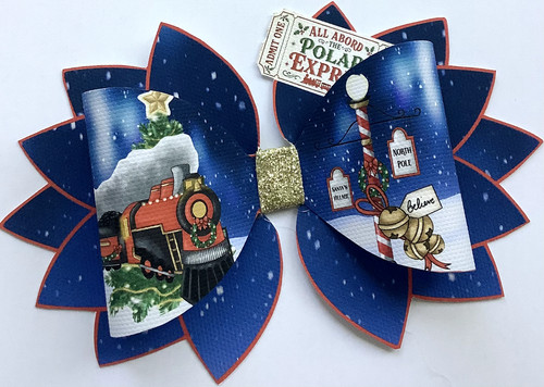 Fiocco rosso polar express - 3d,