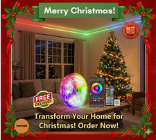 Luci Striscia LED 100Ft, Luce Intelligente con Telecomando App, Luci LED RGB per.