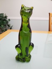 Statuina gatto epico vetro