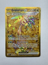 Pokemon Card Exeggutor EX Gold