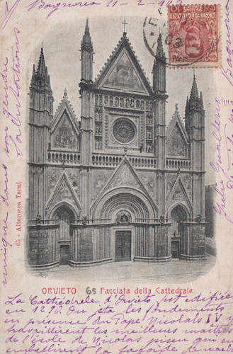 Cartolina orvieto terni - cartolina,