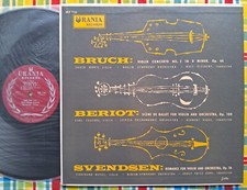 CARL TASCHKE ~ HERBERT KEGEL~ BERIOT ~ Violin Concerto ~ URANIA URLP 7166 ED1 Lp