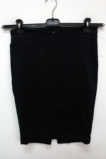 Elisabetta Franchi Gonna Donna Taglia 42 Skirt Woman Logo Cotone Nero