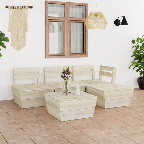 Abete impregnato set divani - abete,