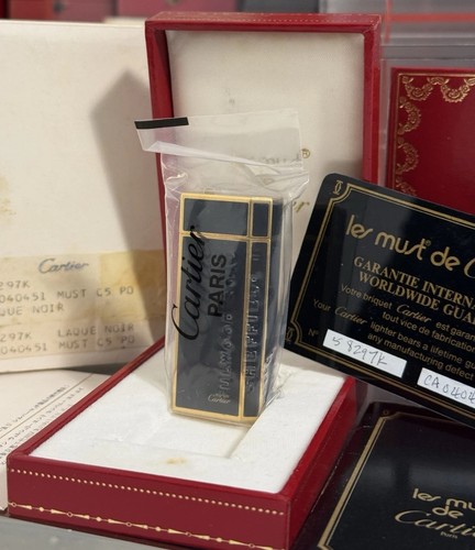 Cartier laque noir - noir, gold