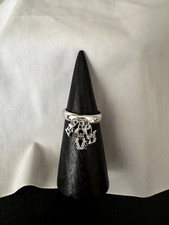 Anello regolabile con ciondolo cane gatto casa