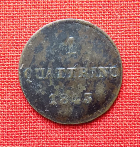 Quattrino 1843 granducato - quattrino,