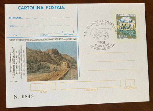 1995 borgo mozzano - a, cartolina