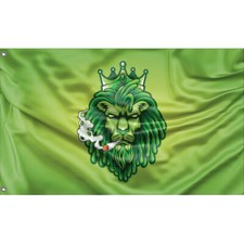 Rasta King Lion Flag Unique