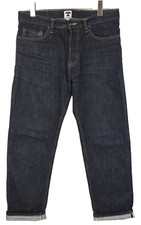 Jeans Tellason Selvedge uomo W31 rigido button fly regular fit blu scuro