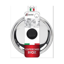 COPERCHIO INOX 34 CM BOMBATO