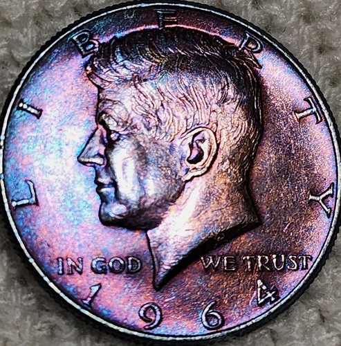 1964 kennedy mezzo dollaro gem - kennedy,
