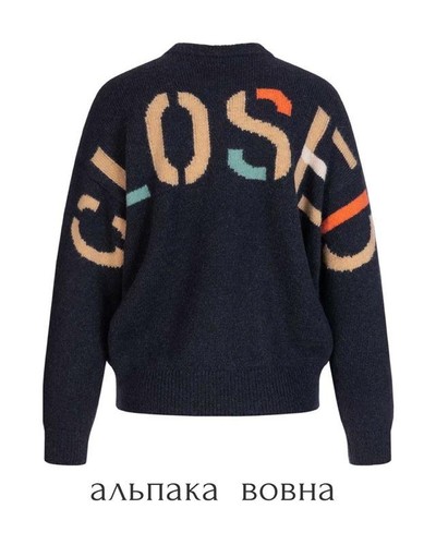 Maglione donna chiuso - blu, navy