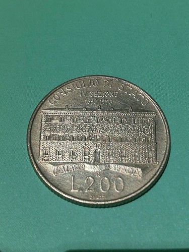 Moneta 200 lire commemorative - lire,