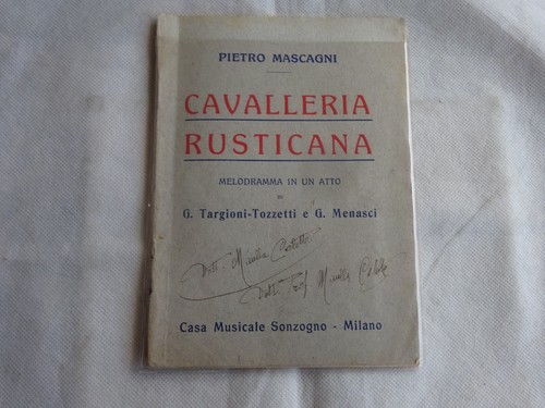 Pietro mascagni cavalleria - pietro,