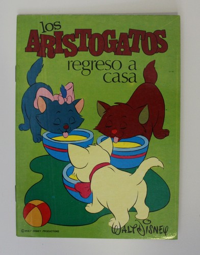 1976 aristocats mini libro - aristocats, mini-libro