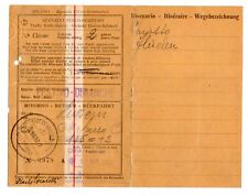 BIGLIETTO TRENO SERVIZIO ITALO SVIZZERO FESTIVO LUCERNA CHIASSO MILANO 1937