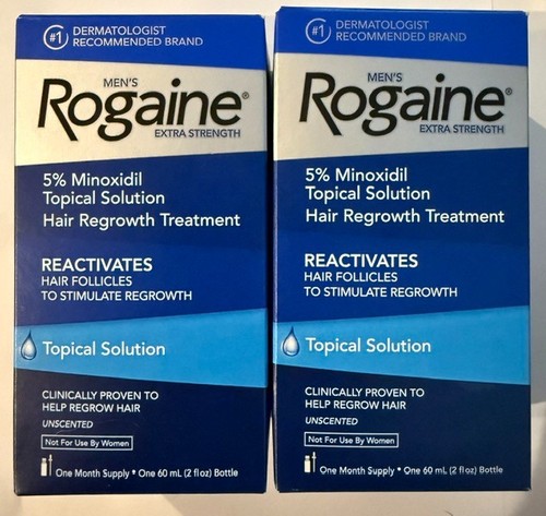 Pack rogaine men - 2-pack, 5%