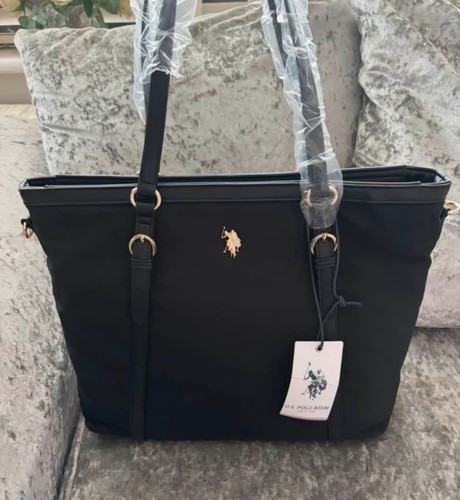 Borsa tote polo assn - borsa, nera