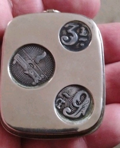 Antique sprung coin - antique,