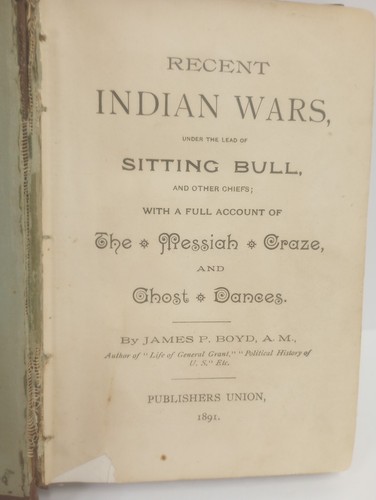 1891 recent indian wars under - recent,