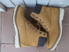TIMBERLAND A1T6U wheat giallo scarpe donna scarponcini mid lacci