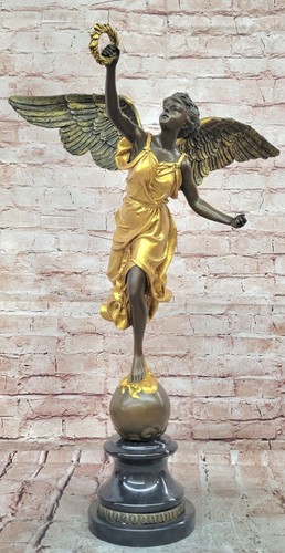 Bronzo greco vittoria statua - bronzo,