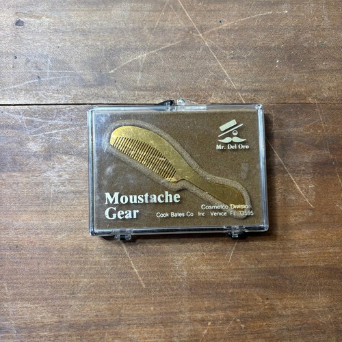 Pettine baffi del - pettine, oro