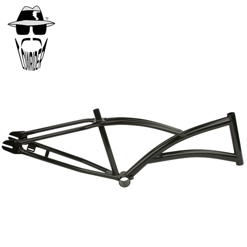 Telaio bici chopper nero