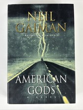 SIGNED! Neil Gaiman American Gods Contemporary Dark Fantasy 1st Ed Printing