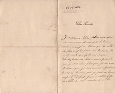 LETTERA LETTERINA - ALASSIO NATALE 1904 CARI GENITORI - SCRITTA IN FRANCESE