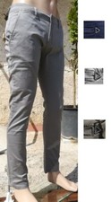 Pantalone Uomo Estivo Fresco Aderente Slim Skinny Display Elasticizzato Tg.44/52
